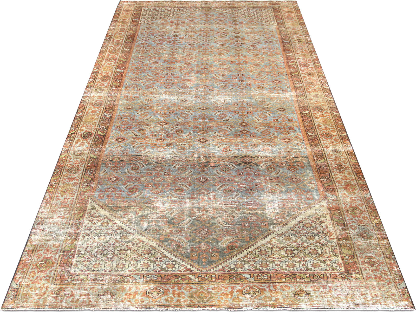 Semi Antique Persian Melayer Rug - 6'4" x 13'4"