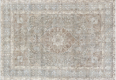 Semi Antique Persian Tabriz Rug - 6'10" x 9'10"