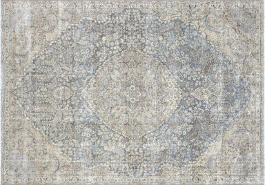 Semi Antique Persian Tabriz Rug - 7'11" x 11'3"