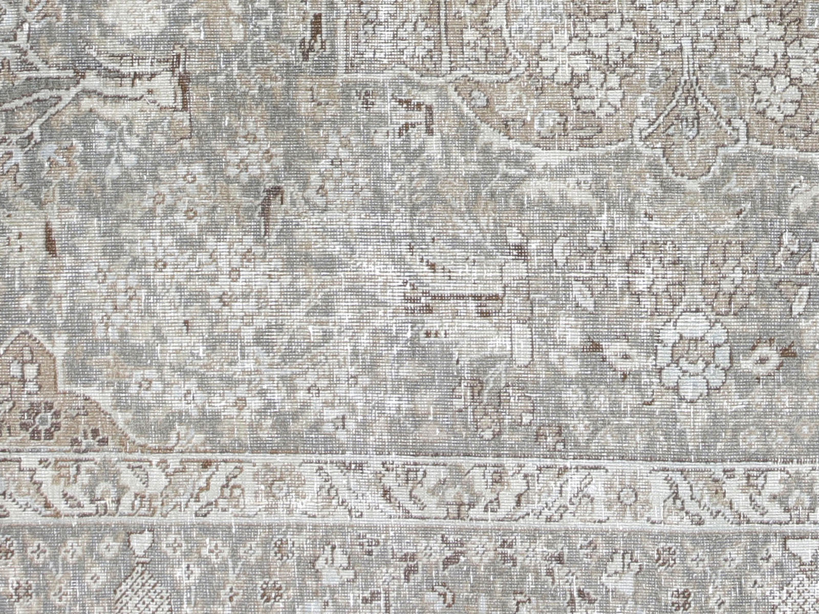 Semi Antique Persian Tabriz Rug - 5'11" x 9'1"