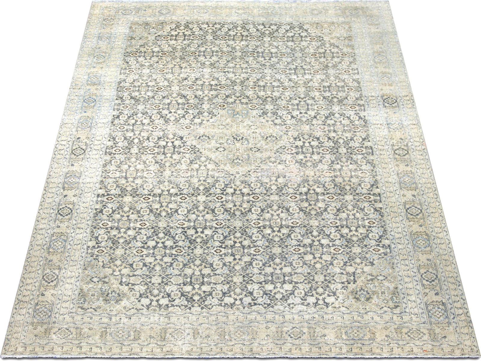 Semi Antique Persian Tabriz Rug - 7'9" x 9'4"