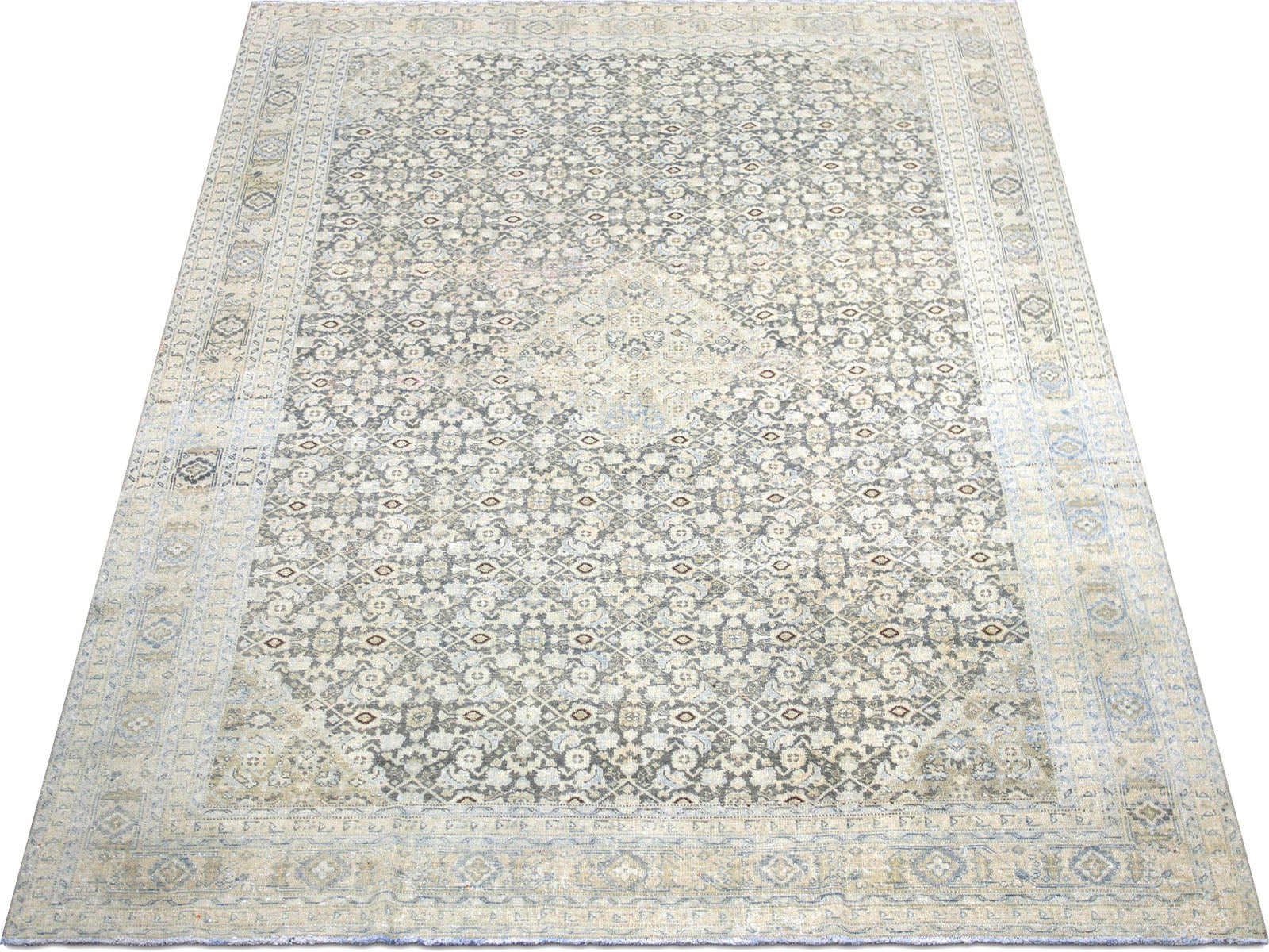 Semi Antique Persian Tabriz Rug - 7'9" x 9'4"