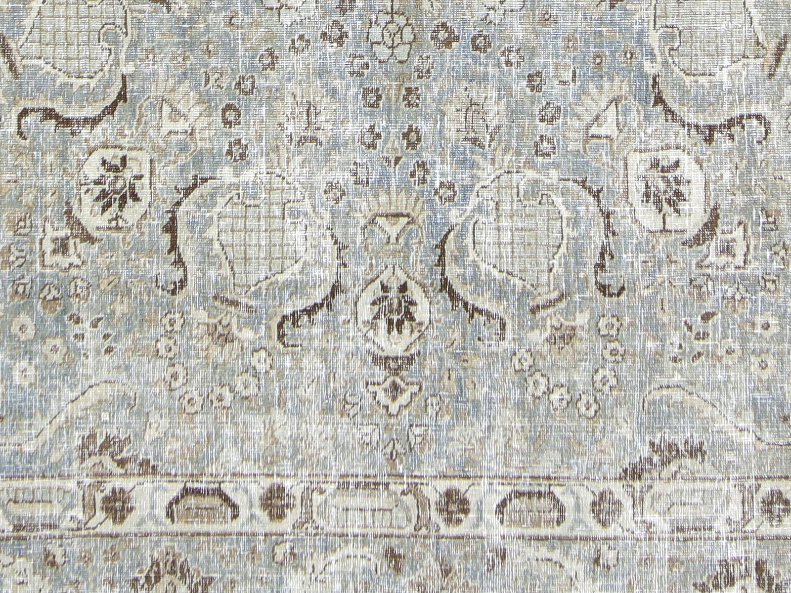 Semi Antique Persian Tabriz Rug - 7'10" x 10'9"
