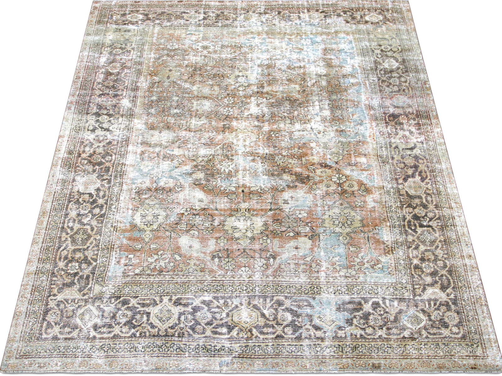 Semi Antique Persian Mahal Rug - 8'6" x 11'8"