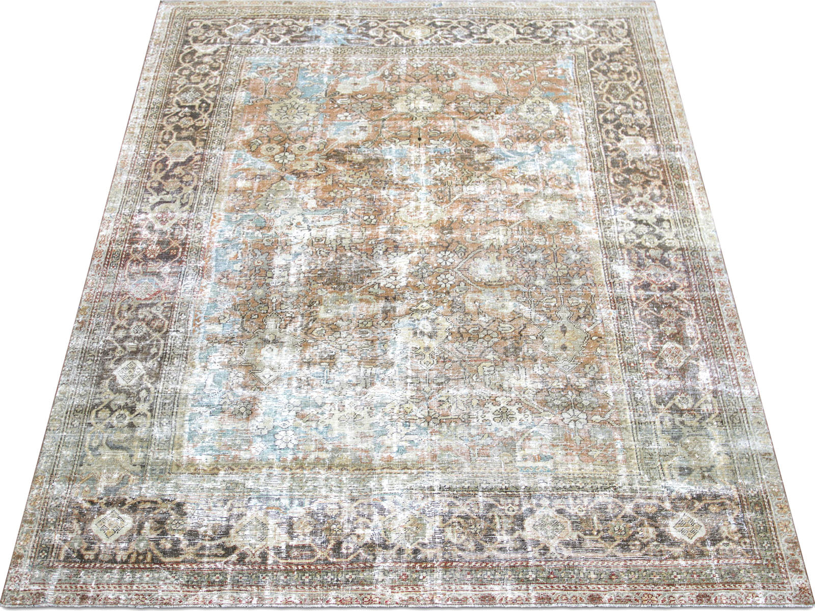 Semi Antique Persian Mahal Rug - 8'6" x 11'8"