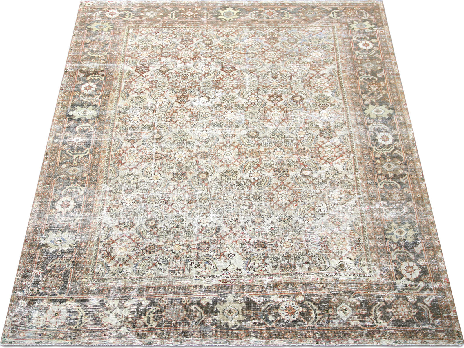 Antique Persian Mahal Rug - 8'10" x 12'1"