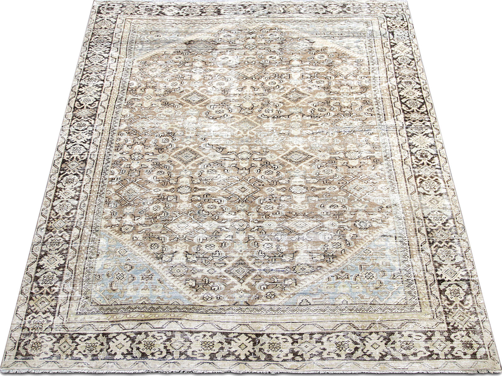 Semi Antique Persian Mahal Rug - 8'4" x 11'0"