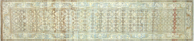 Semi Antique Persian Melayer Runner - 3'2" x 15'