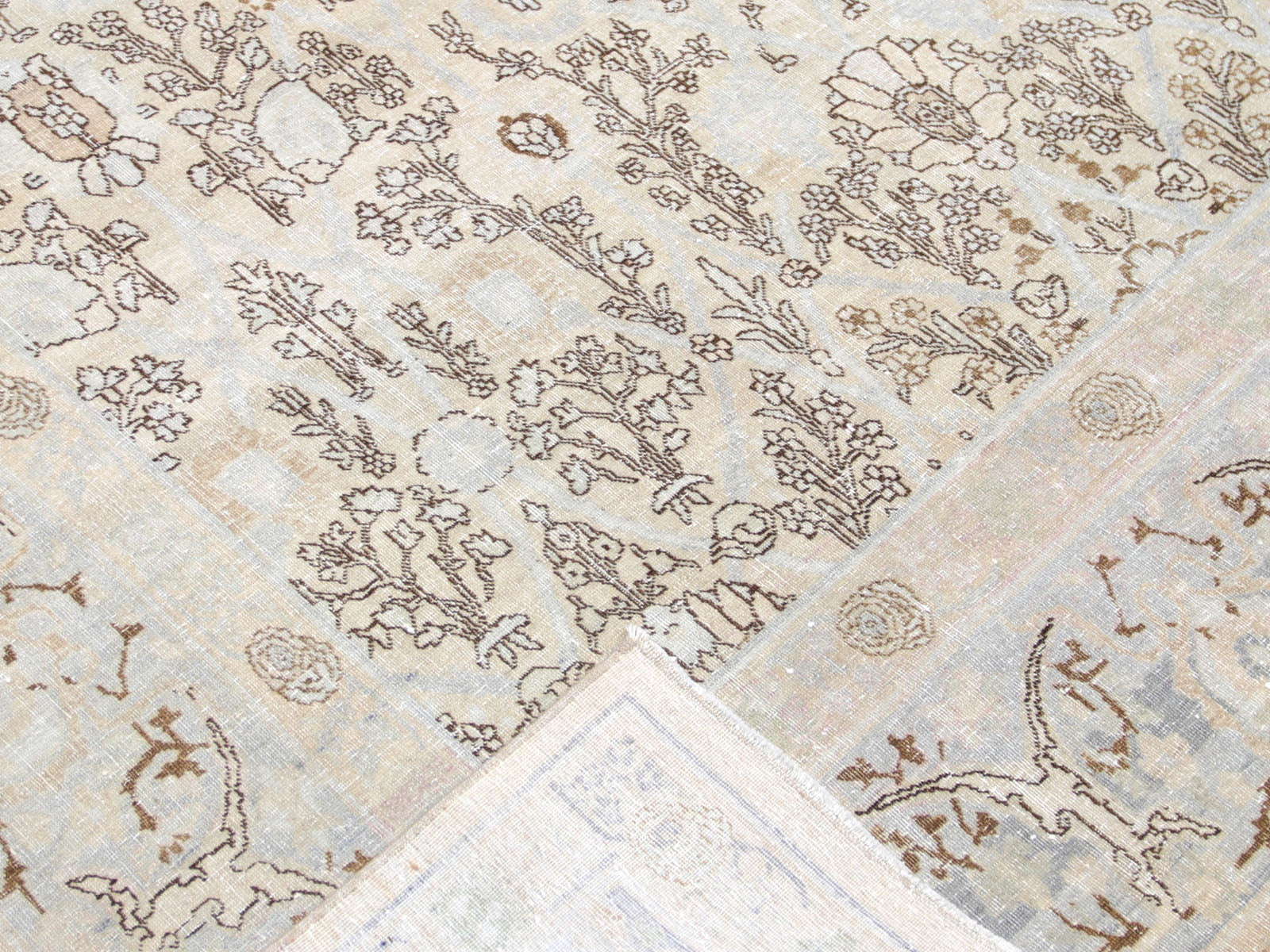 Semi Antique Persian Tabriz Rug - 8'9" x 14'1"