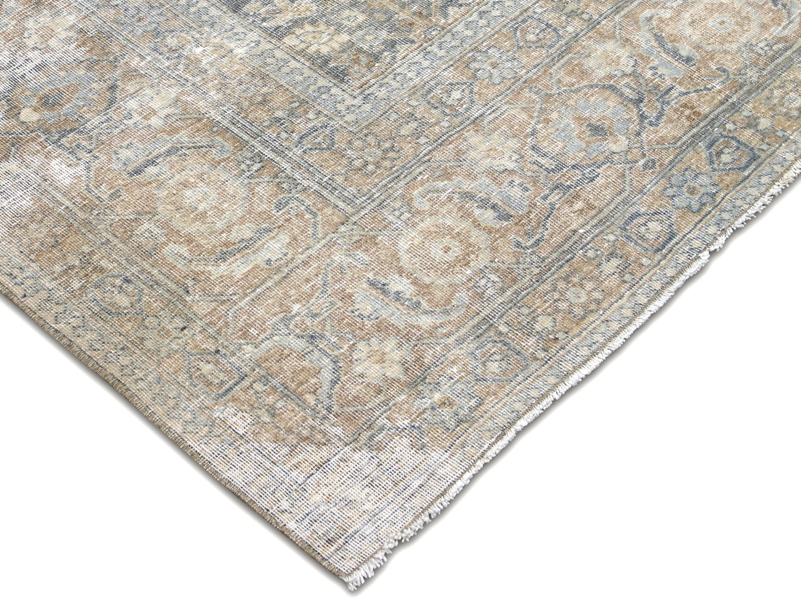 Semi Antique Persian Tabriz Rug - 9'2" x 12'3"