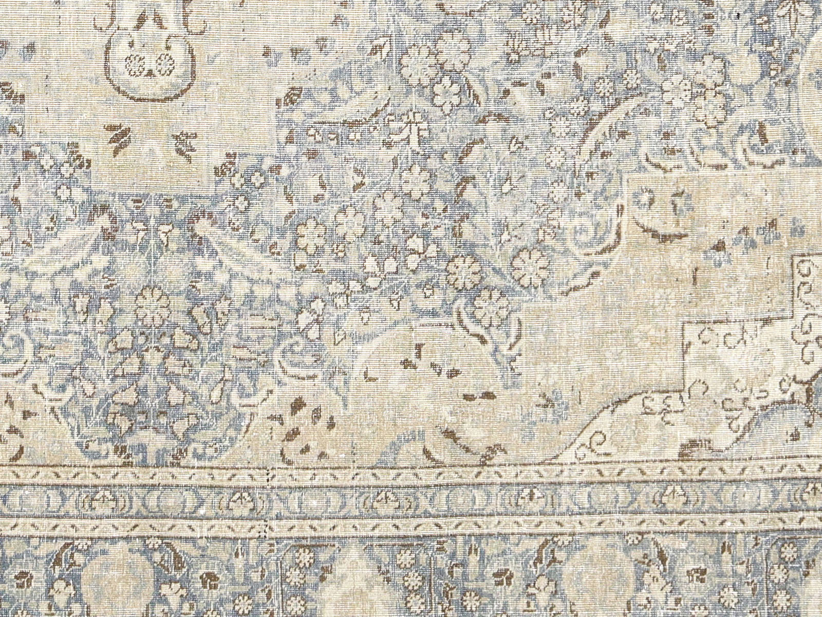 Semi Antique Persian Tabriz Rug - 8'10" x 10'11"