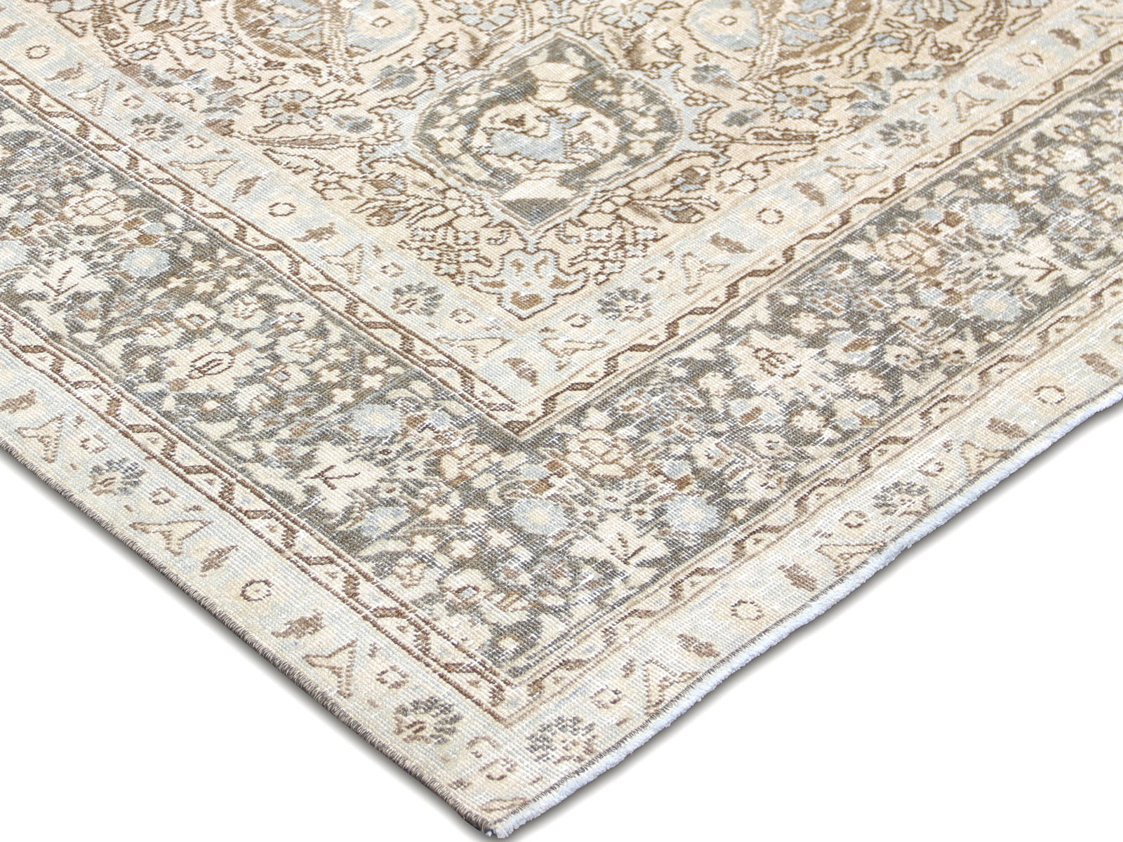 Semi Antique Persian Tabriz Rug - 8'0" x 11'4" - 230387
