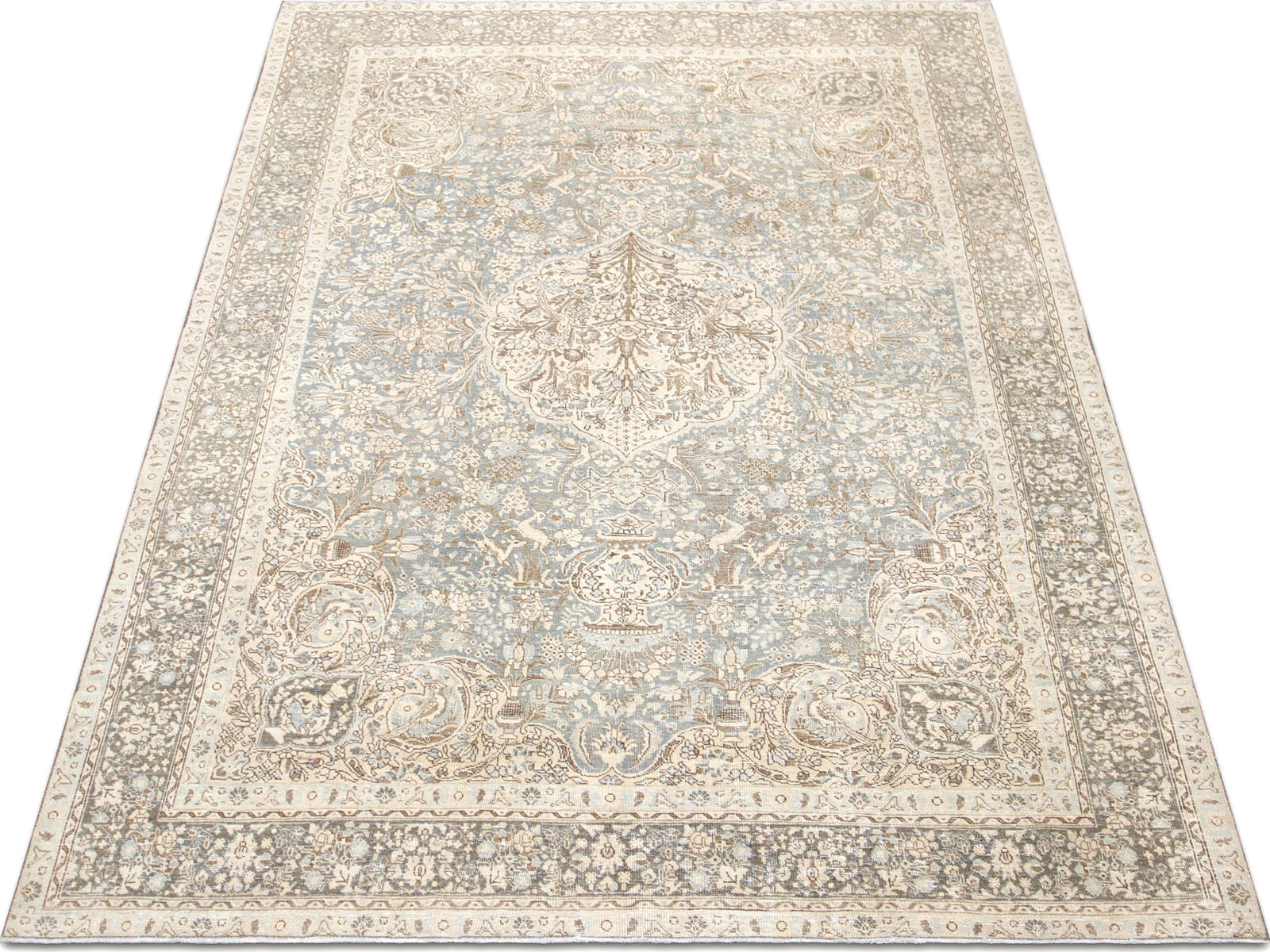 Semi Antique Persian Tabriz Rug - 8'0" x 11'4" - 230387
