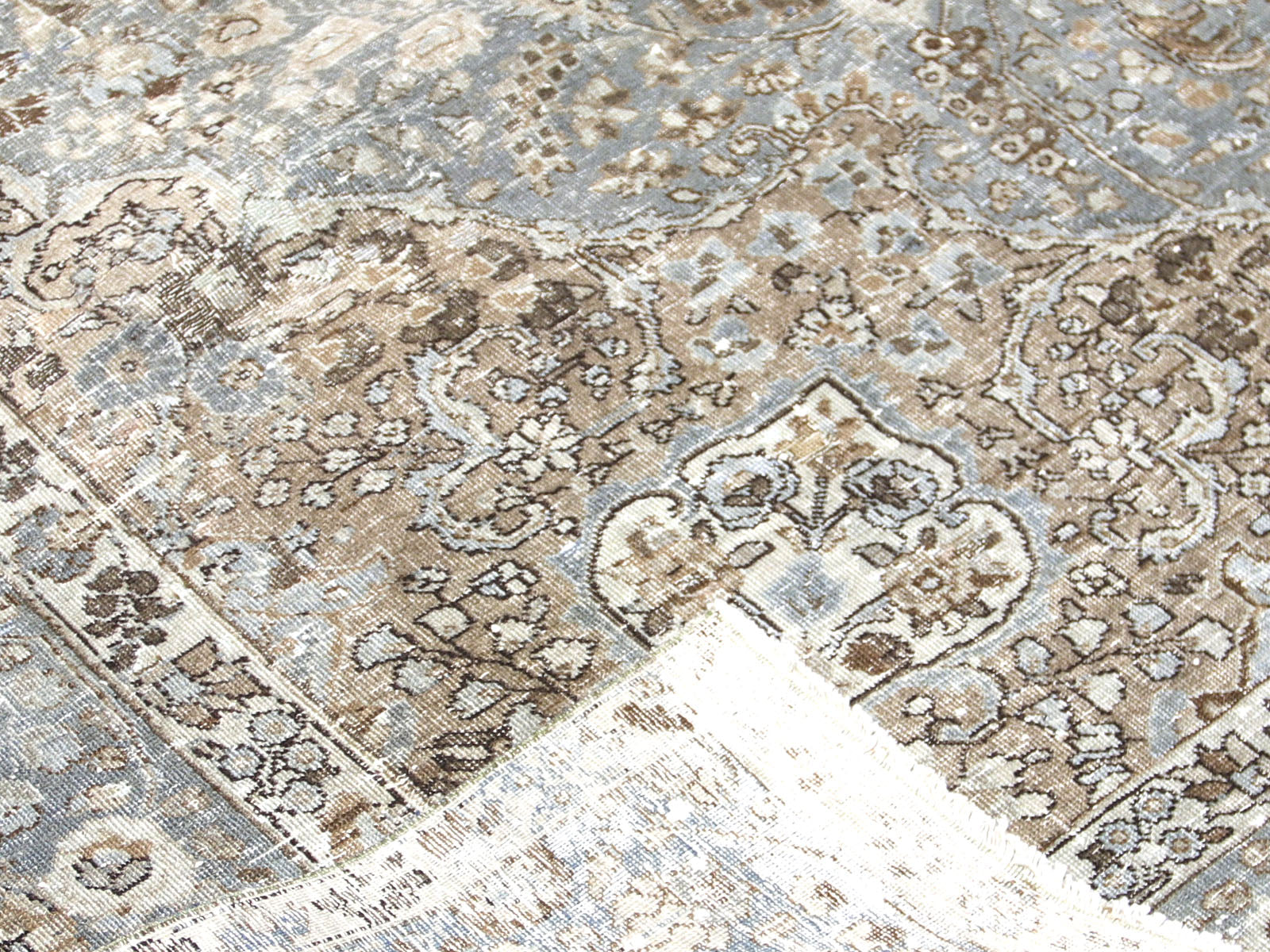 Semi Antique Persian Tabriz Rug - 9'3" x 12'6"