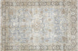 Semi Antique Persian Tabriz Rug in Beige,Blue tones and an All Over pattern. Measuring 6 feet 5 inches x 9 feet 6 inches – SKU 230389