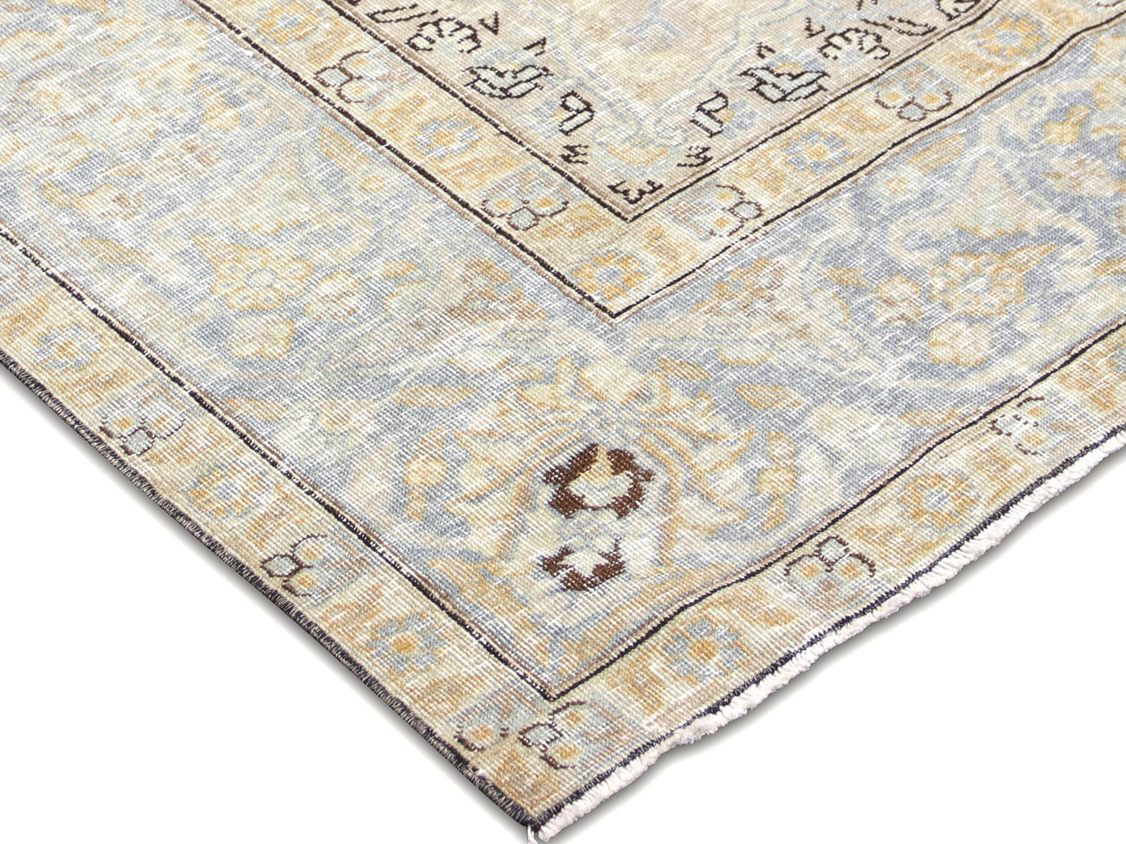 Semi Antique Persian Tabriz Rug - 7'8" x 11'2"