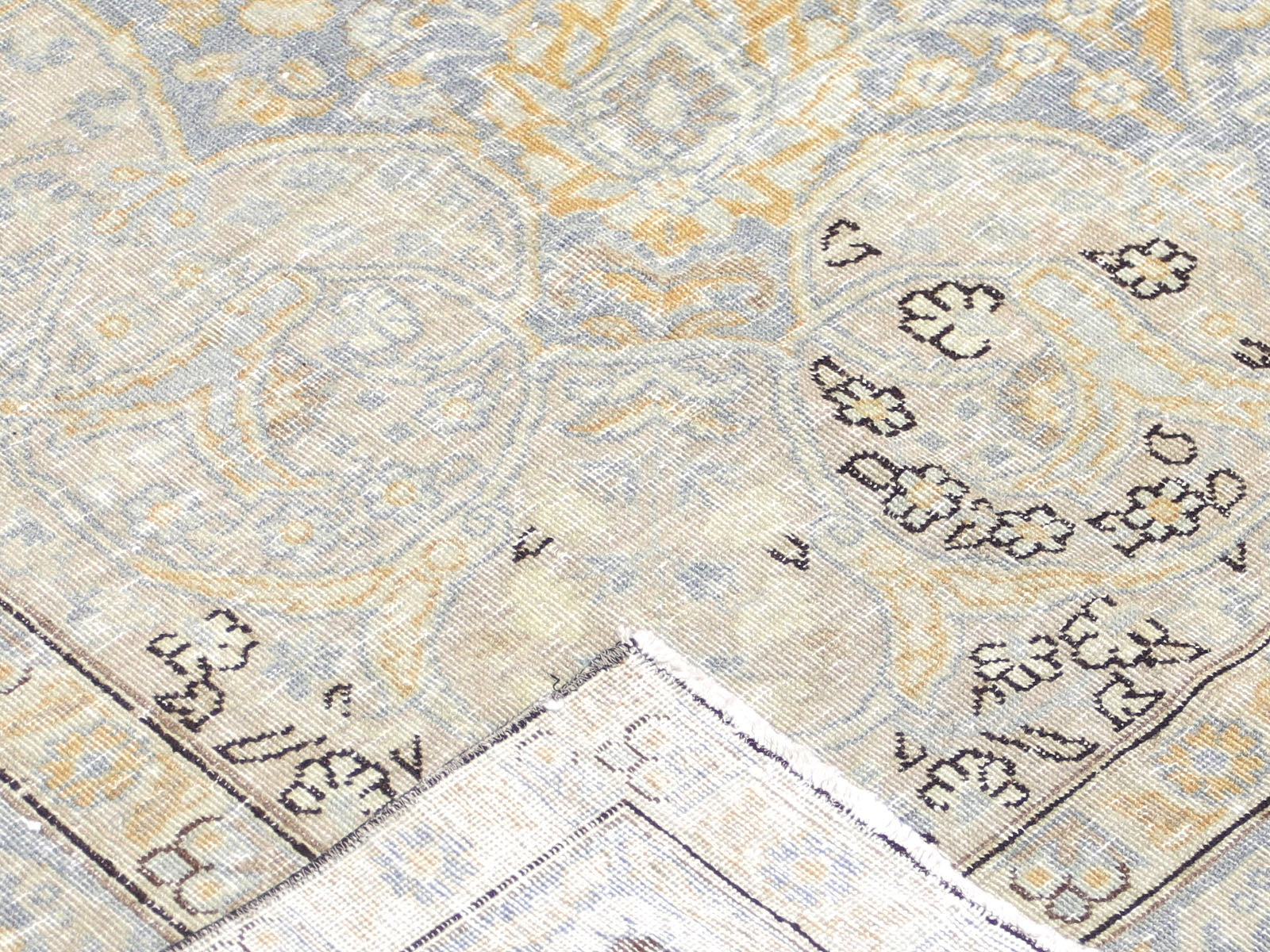 Semi Antique Persian Tabriz Rug - 7'8" x 11'2"