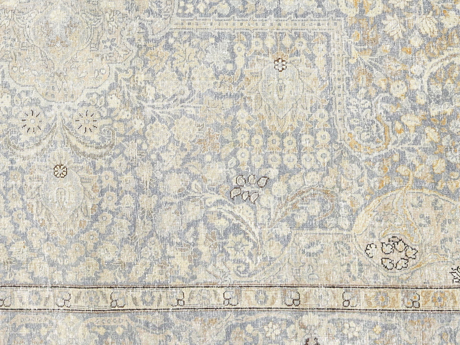 Semi Antique Persian Tabriz Rug - 7'8" x 11'2"