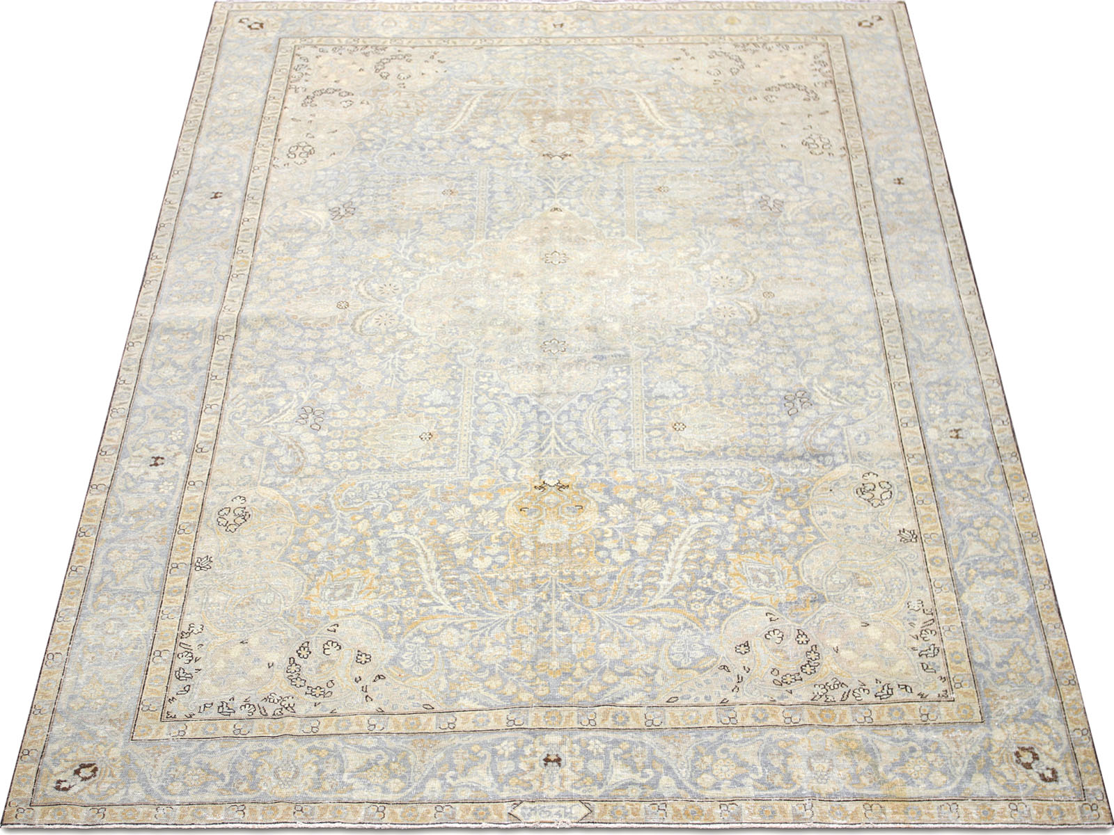 Semi Antique Persian Tabriz Rug - 7'8" x 11'2"