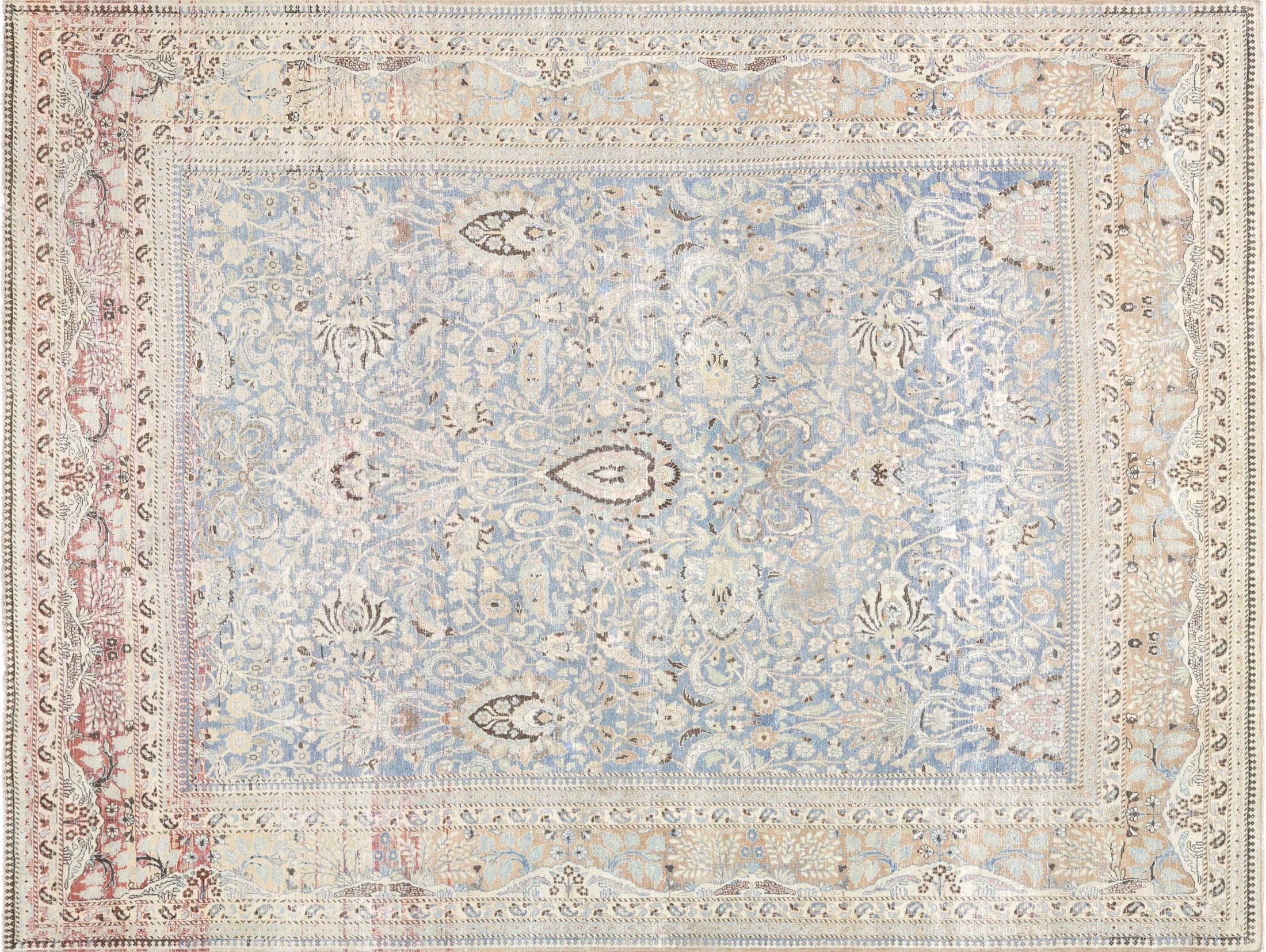 Antique Persian Doroksh Rug - 9'8" x 12'7"