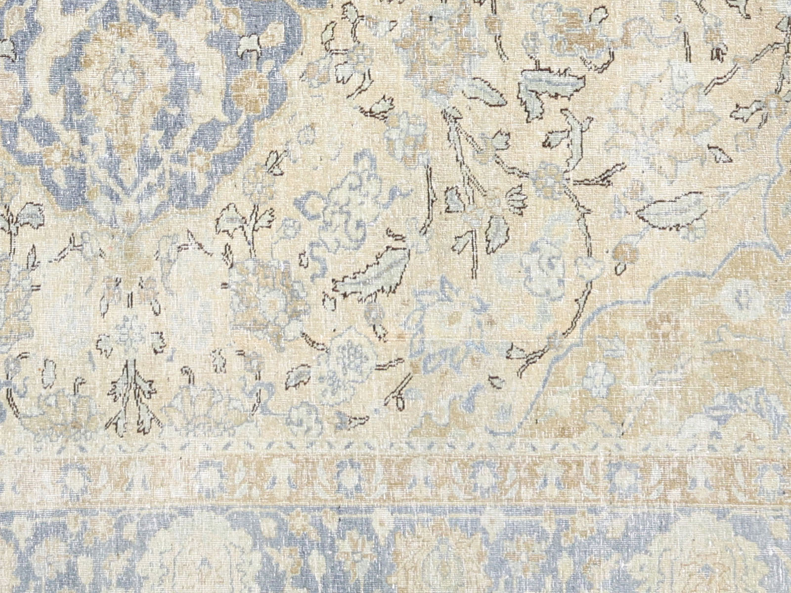 Semi Antique Persian Tabriz Rug - 8'3" x 9'11"