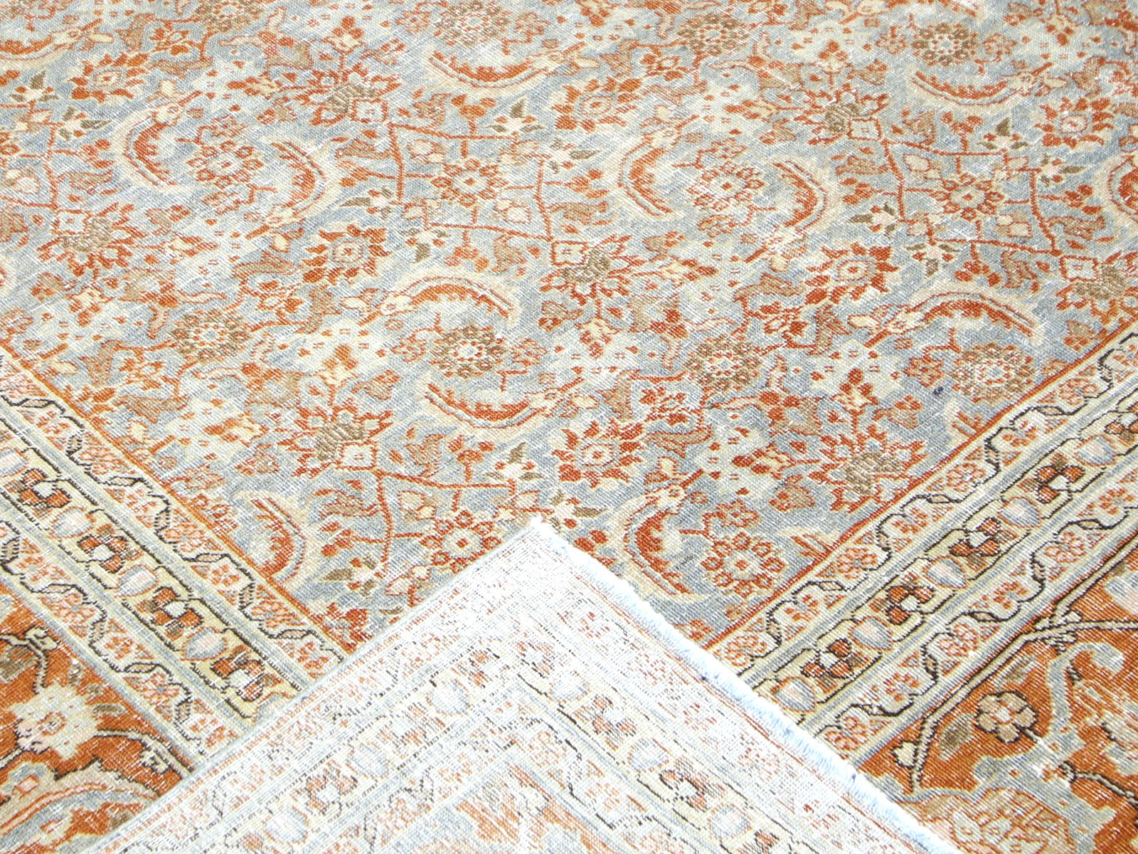 Semi Antique Persian Tabriz Rug - 10'3" x 14'8"