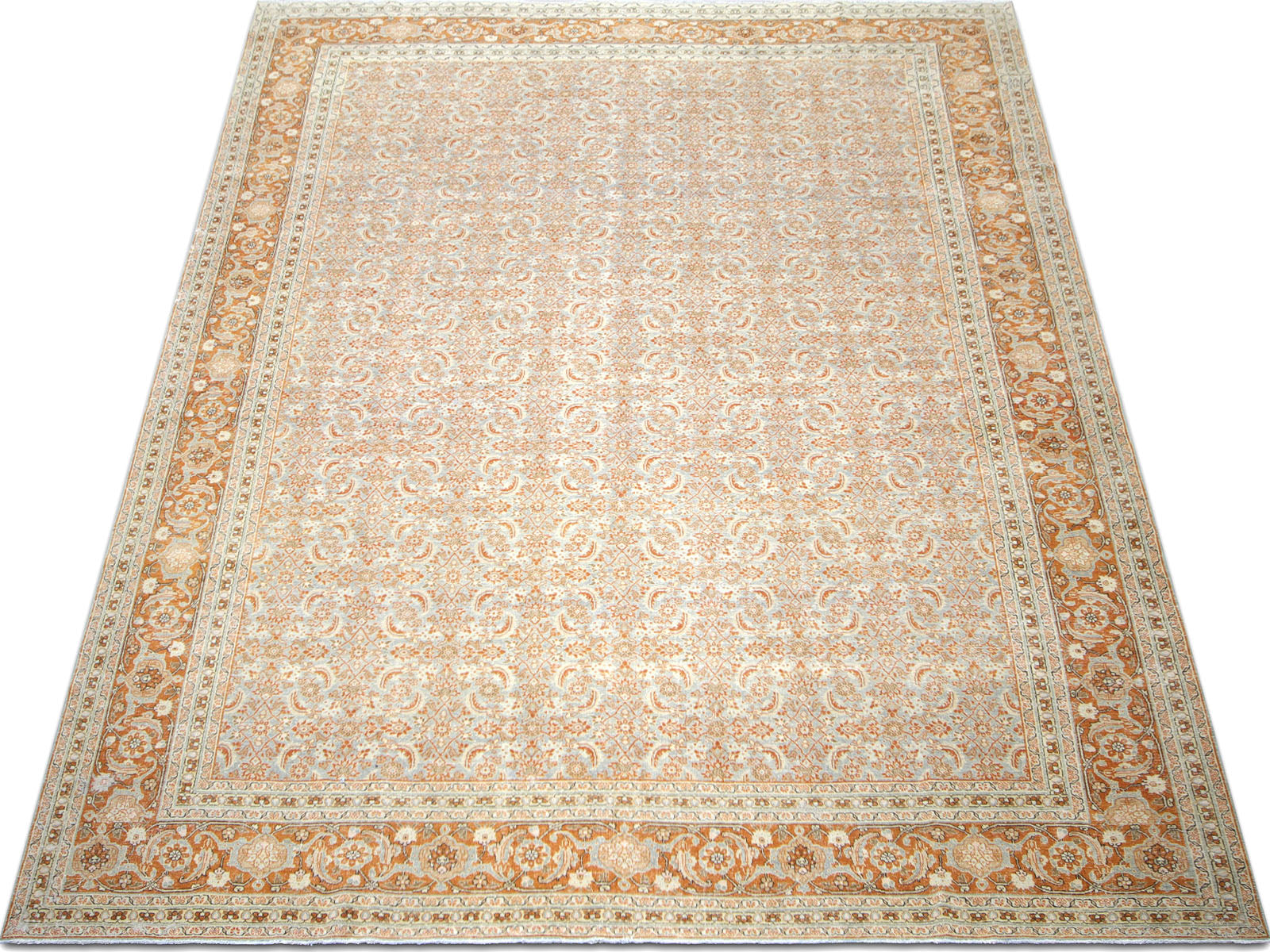 Semi Antique Persian Tabriz Rug - 10'3" x 14'8"