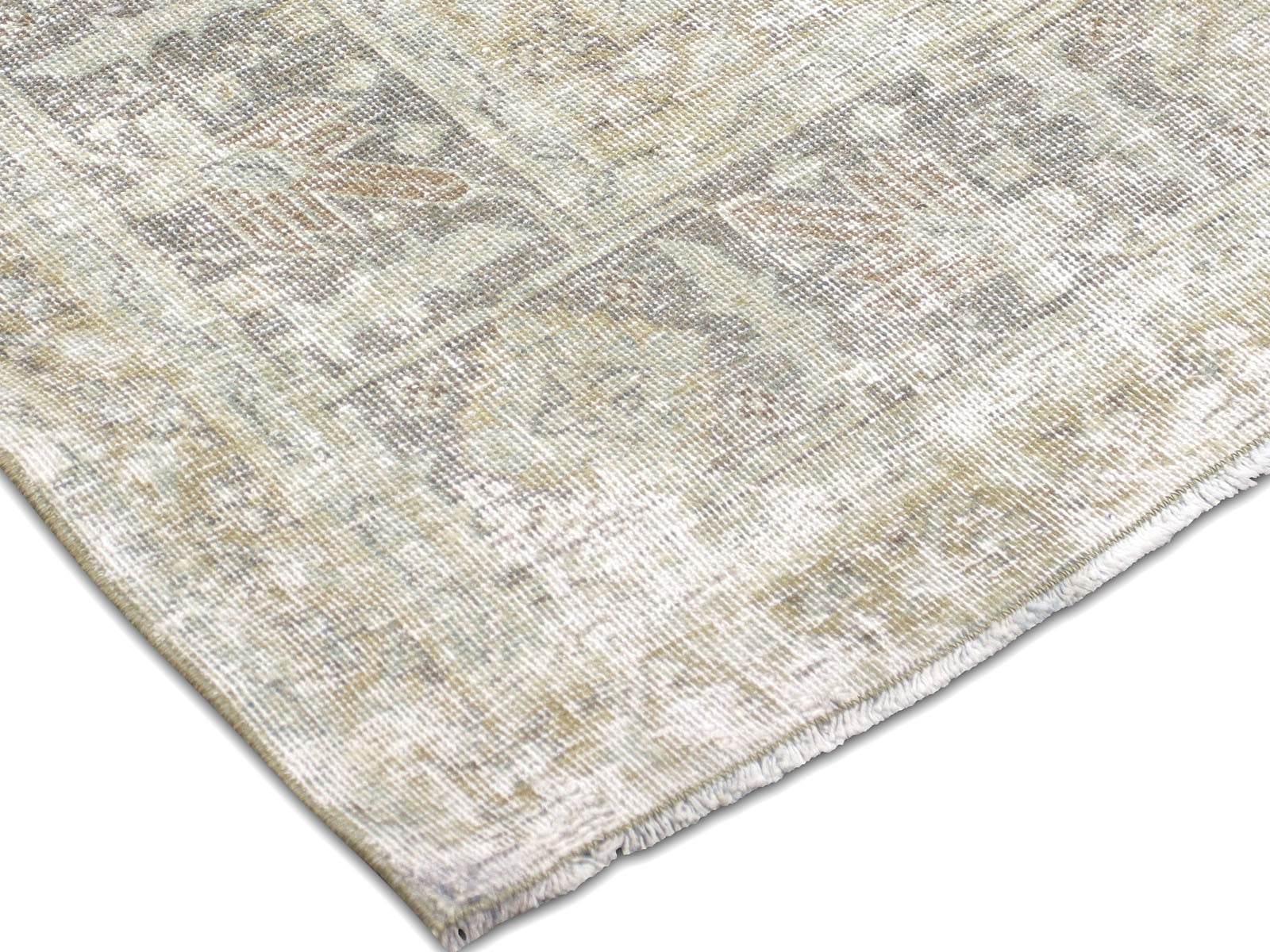 Semi Antique Persian Tabriz Rug - 8'6" x 11'2"