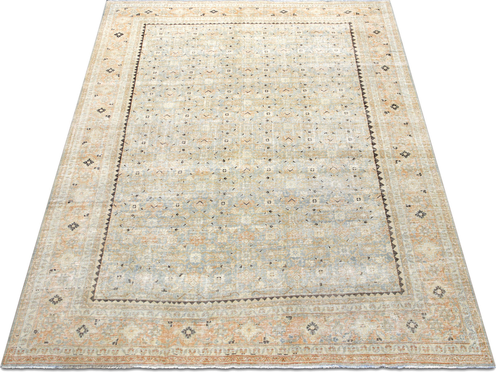 Semi Antique Persian Mahal Rug - 8'3" x 9'10"