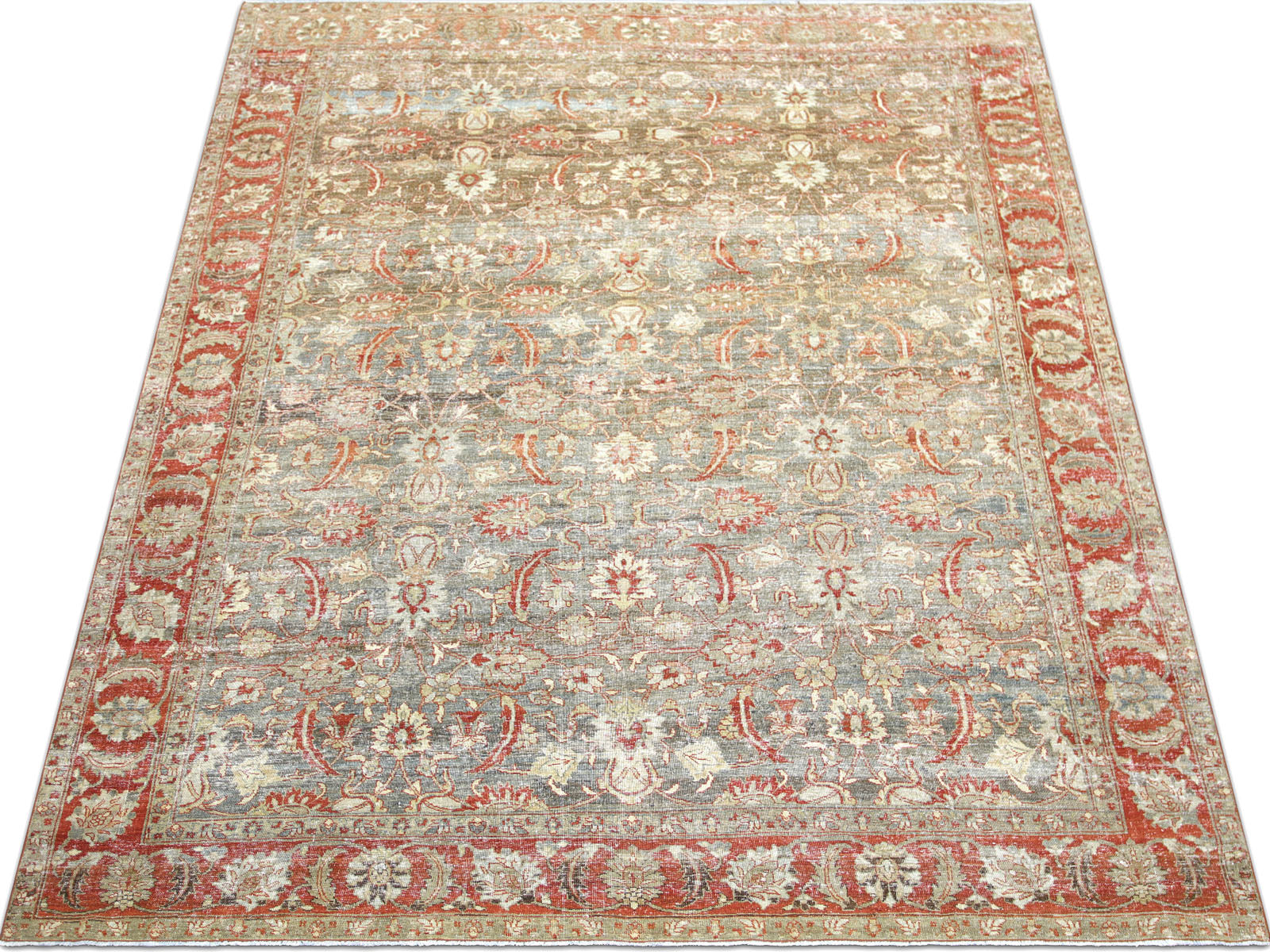 Antique Persian Bidjar Rug - 8'10" x 11'11"