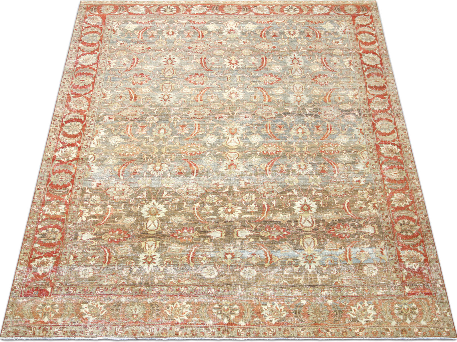 Antique Persian Bidjar Rug - 8'10" x 11'11"