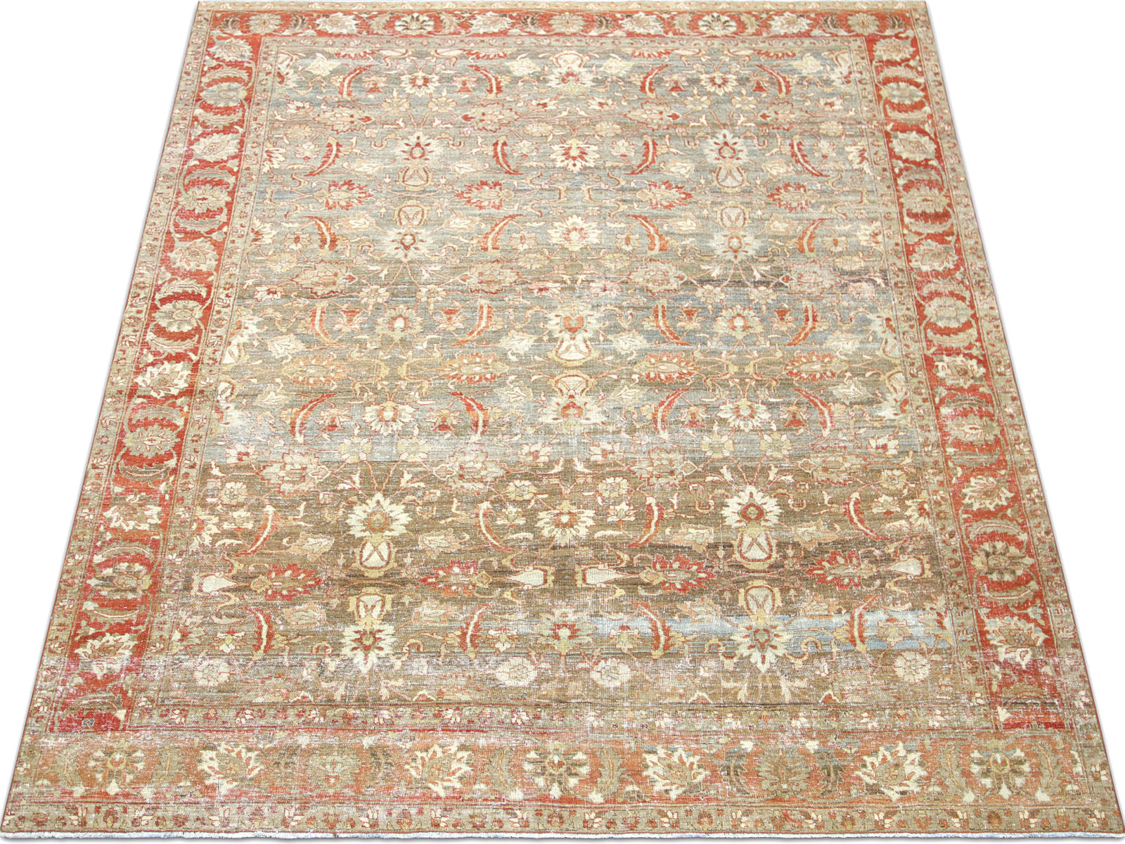 Antique Persian Bidjar Rug - 8'10" x 11'11"