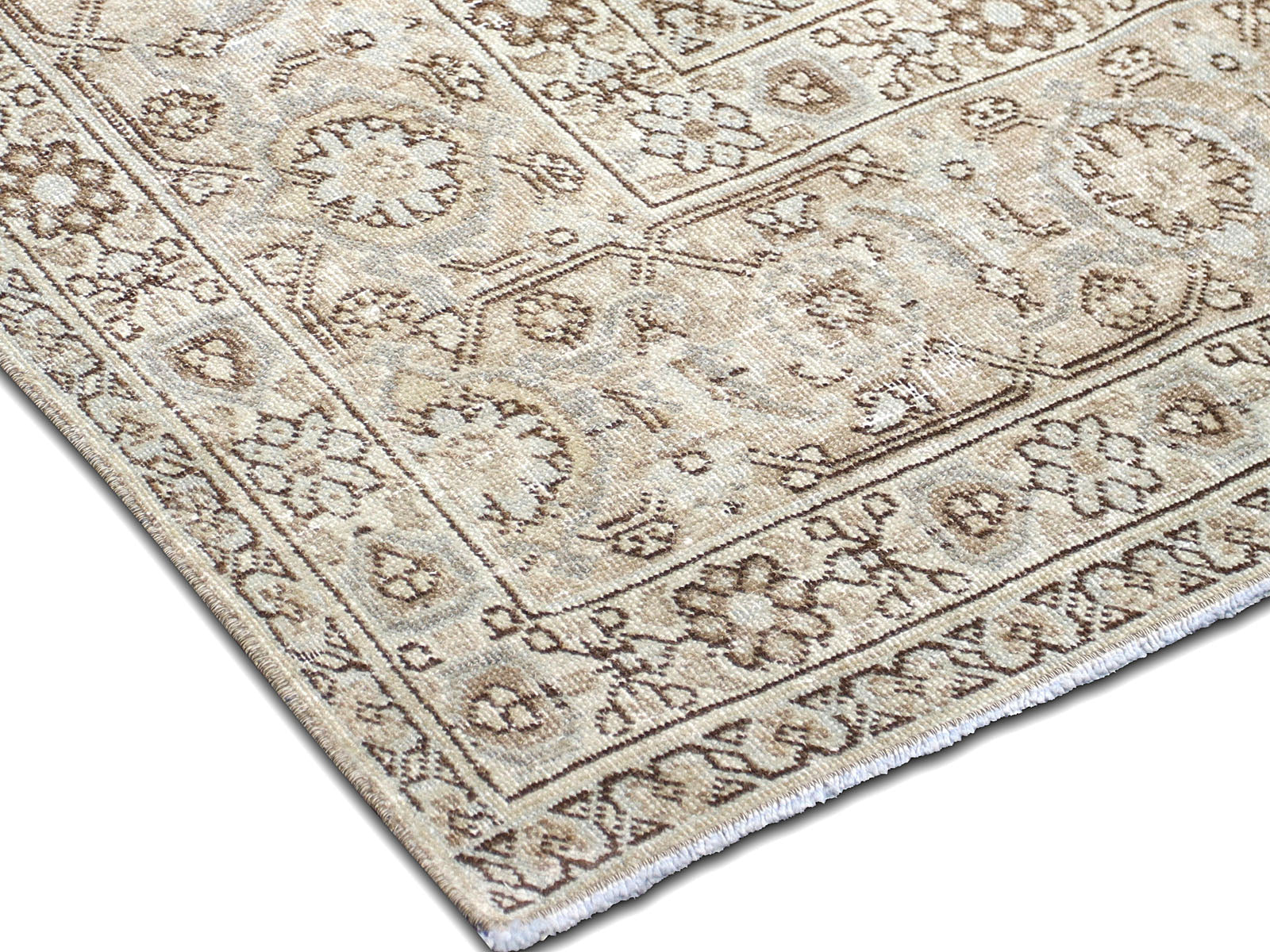 Semi Antique Persian Tabriz Rug - 8'0" x 11'5" - 230412