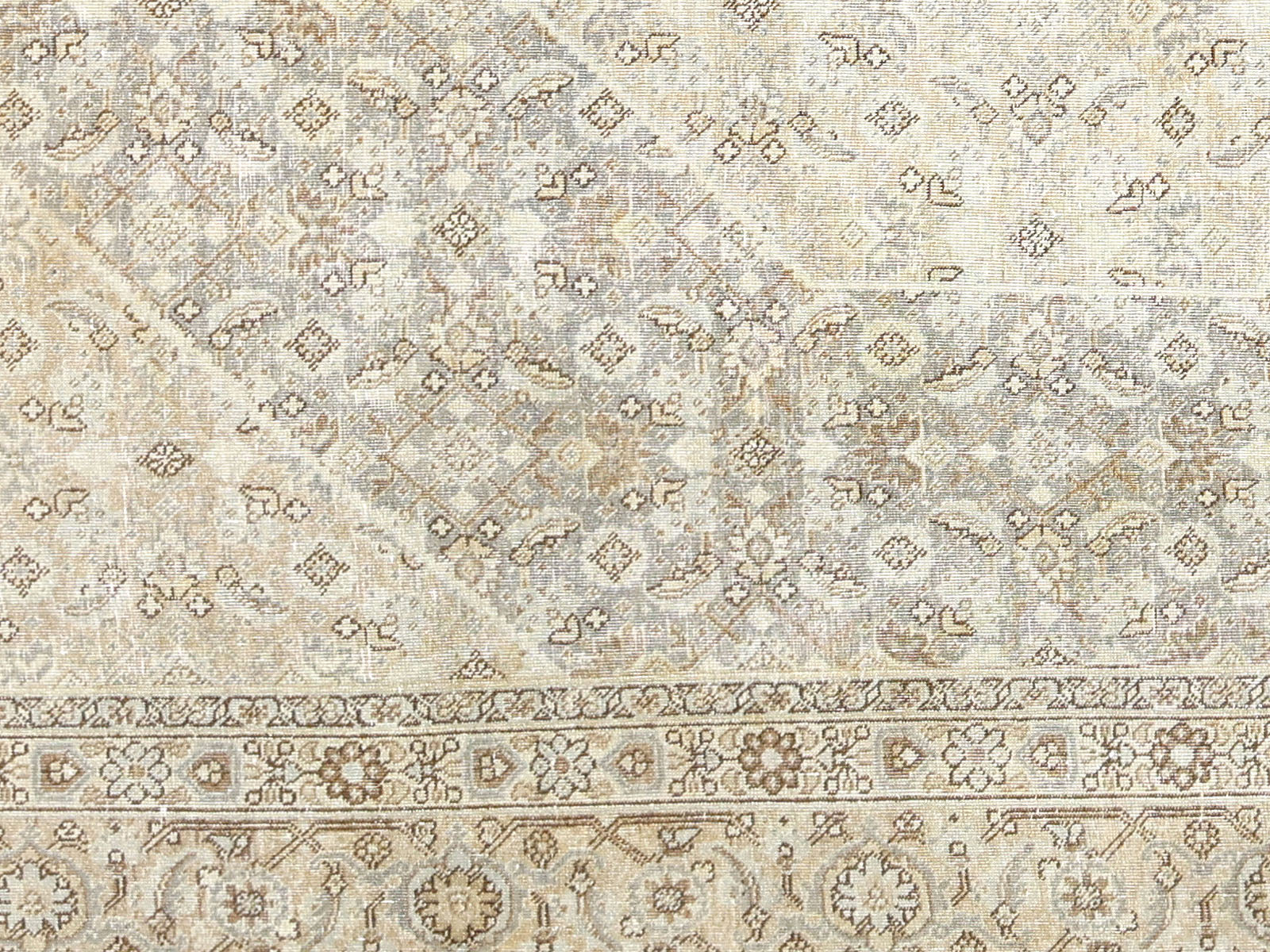 Semi Antique Persian Tabriz Rug - 8'0" x 11'5" - 230412