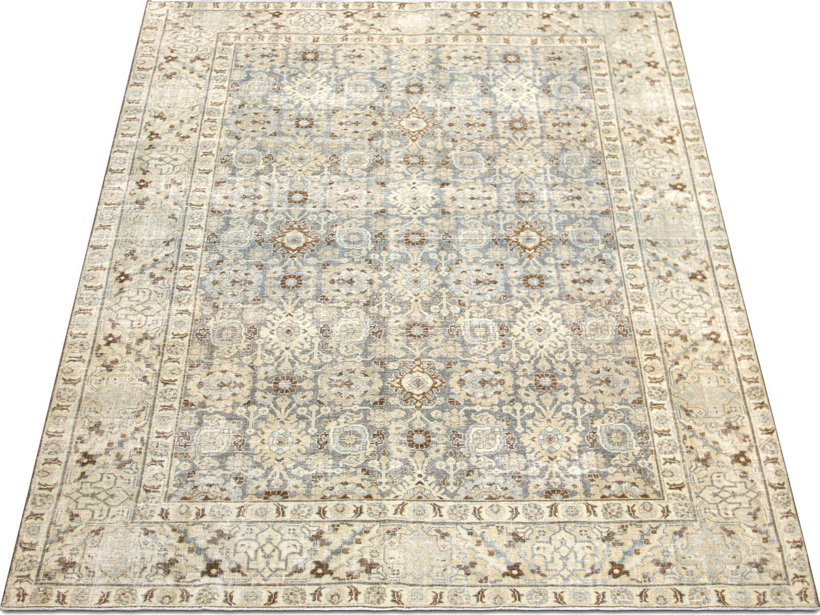 Semi Antique Persian Tabriz Rug - 7'5" x 10'6"