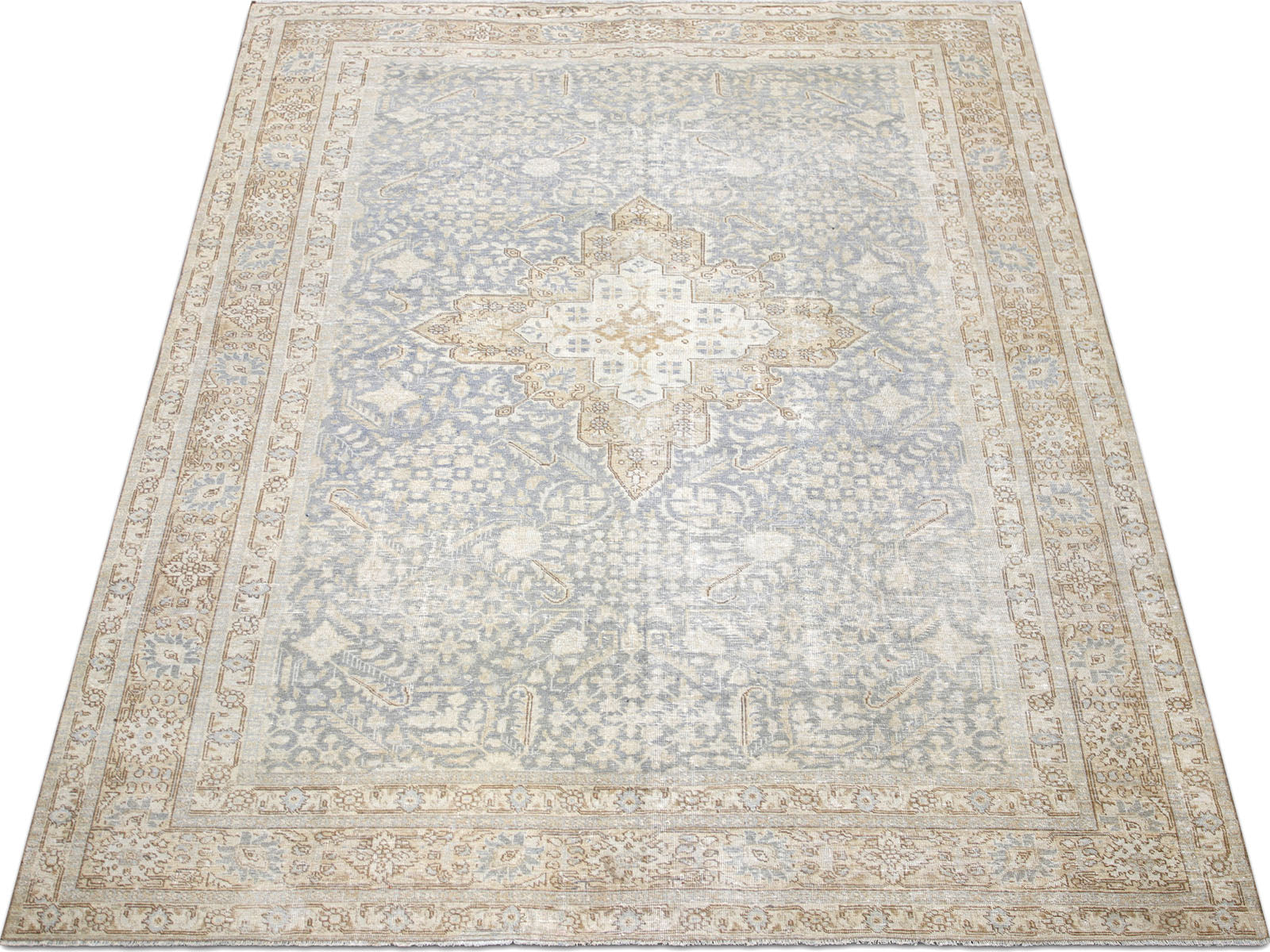 Semi Antique Persian Tabriz 7'7" x 10'11"