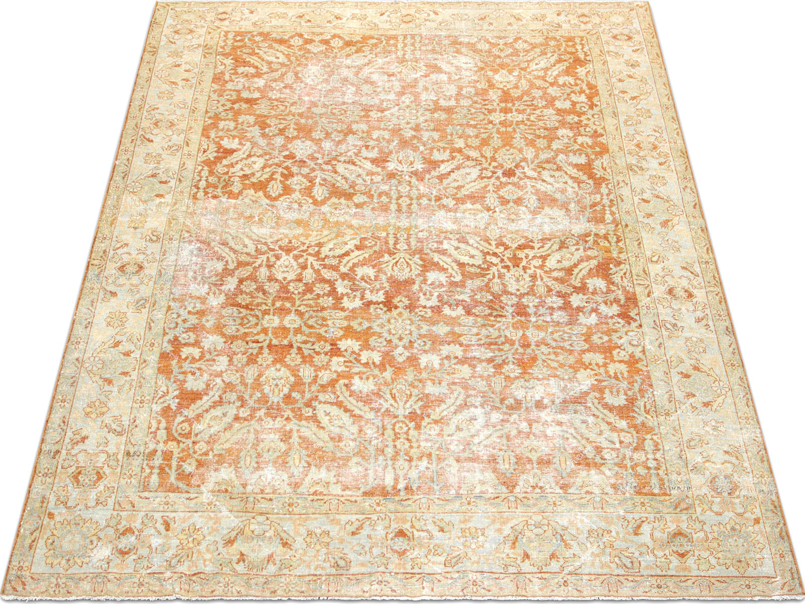 Antique Persian Mahal Rug - 9'1" x 11'9"