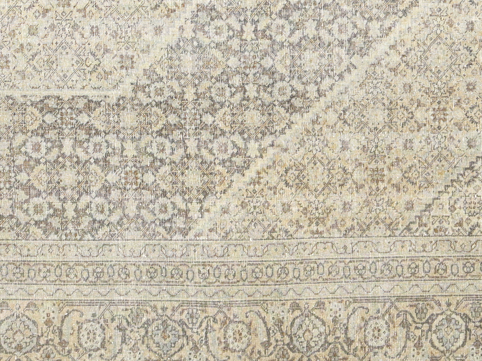 Semi Antique Persian Tabriz Rug - 9'3" x 12'0"