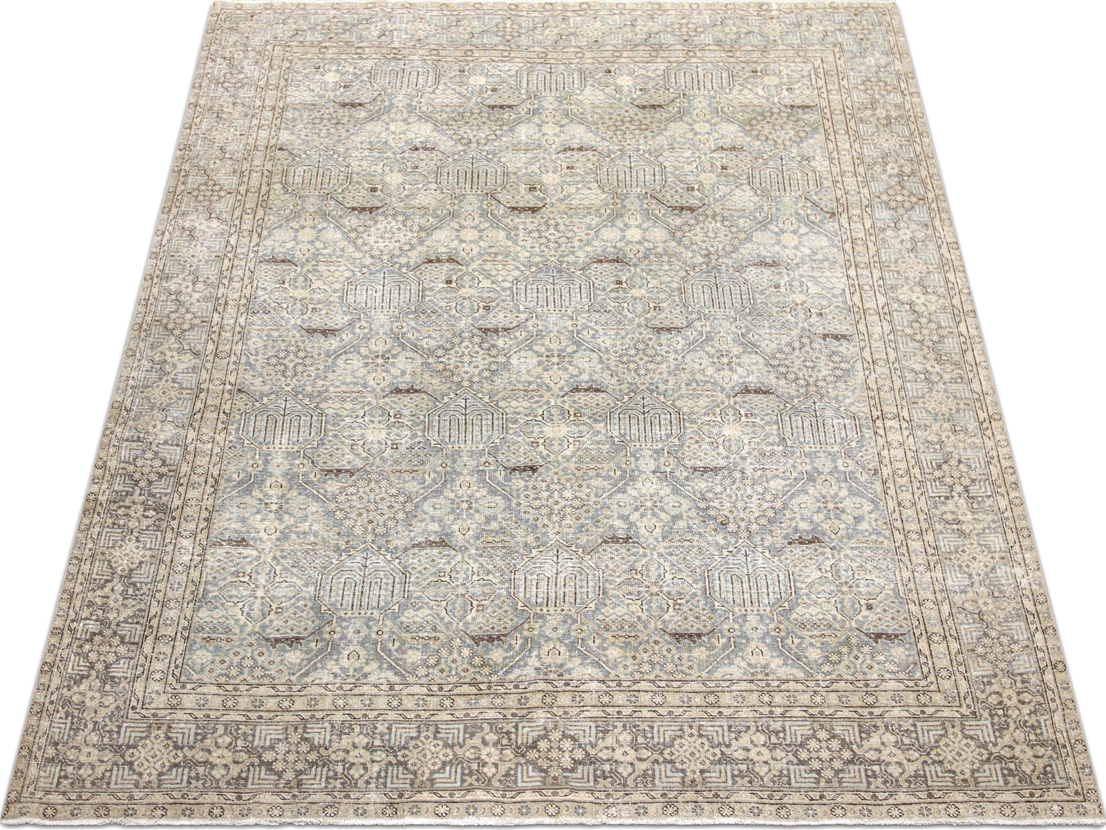 Semi Antique Persian Tabriz Rug - 7'9" x 10'9"