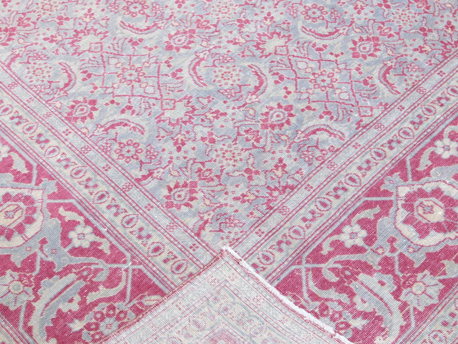 Semi Antique Persian Tabriz Rug - 8'1" x 11'0"