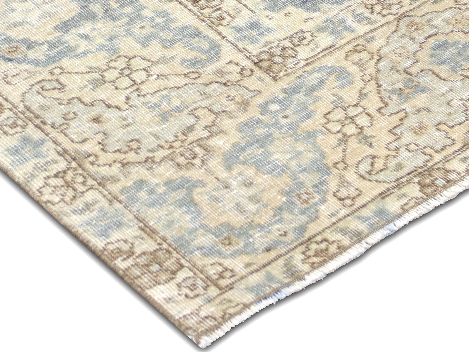 Semi Antique Persian Tabriz Rug - 7'0" x 9'9"