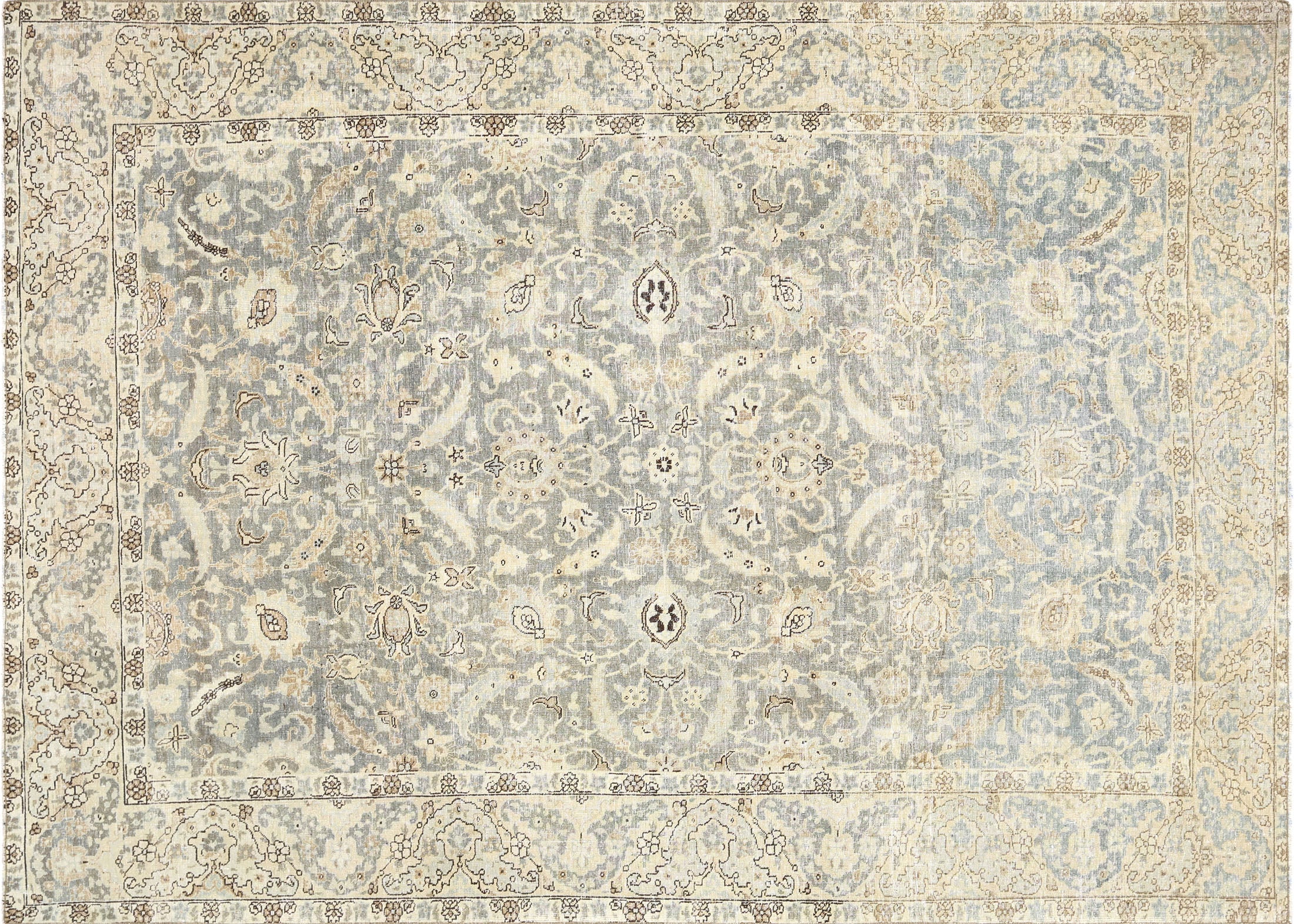 Semi Antique Persian Tabriz 7'0" x 9'9"