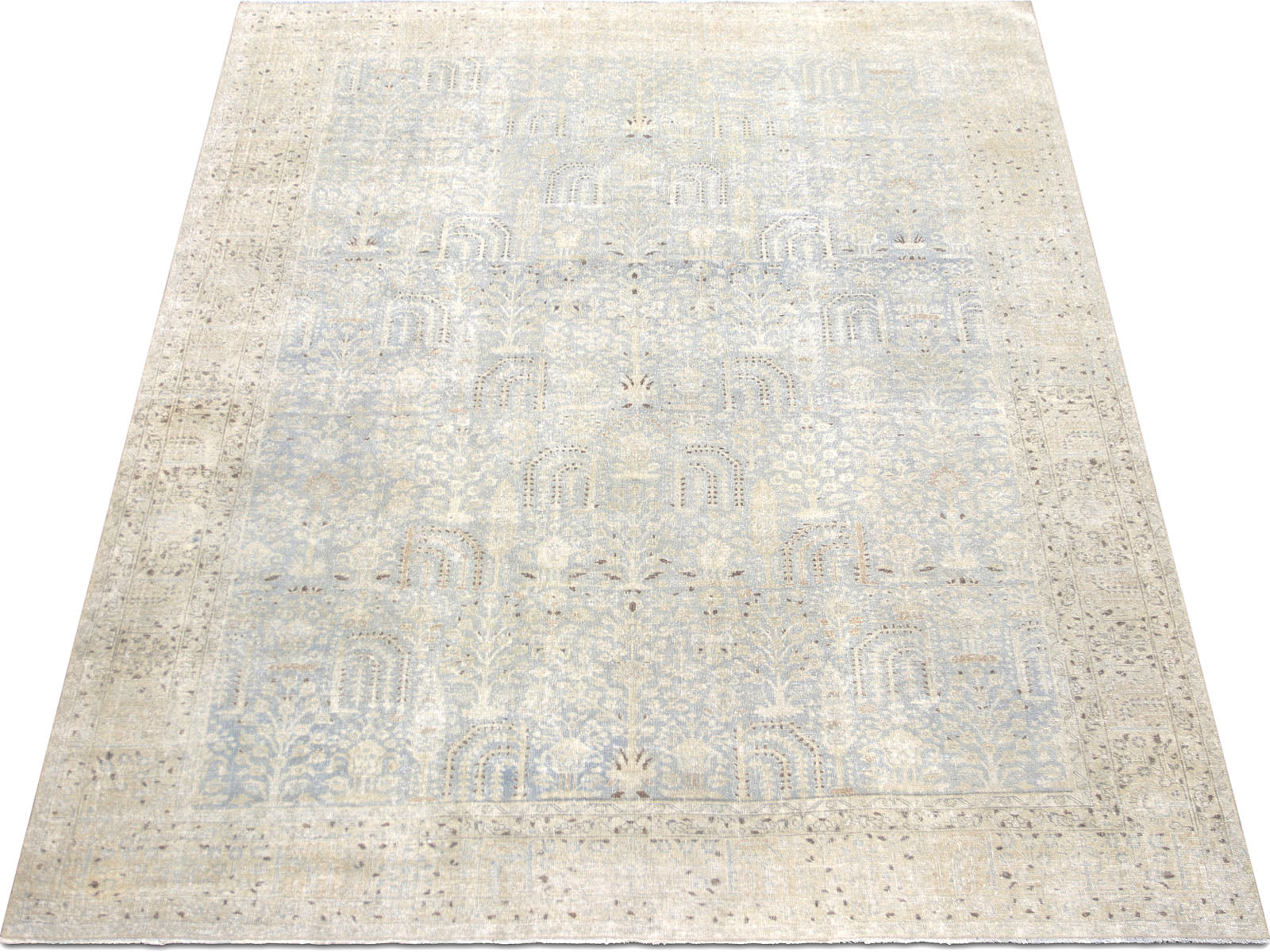 Semi Antique Persian Tabriz Rug - 7'2" x 10'7" - 230426
