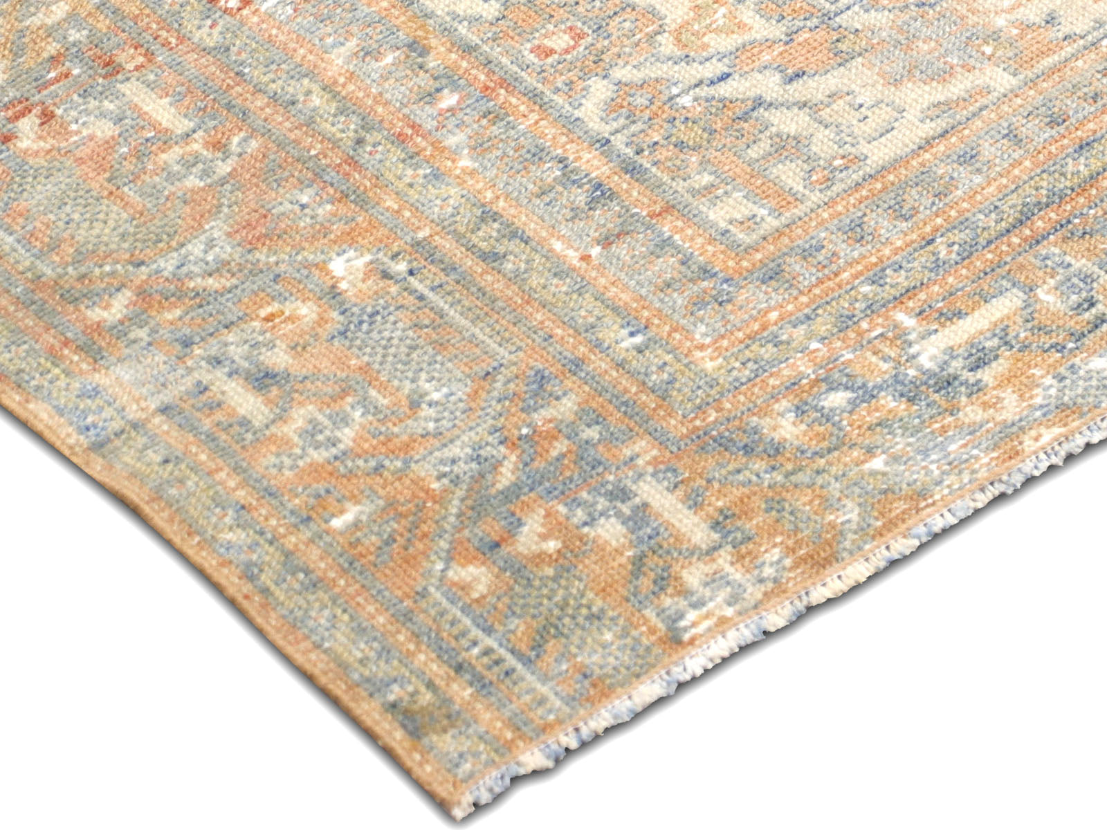 Semi Antique Persian Melayer Rug - 6'11" x 10'5" - 230427