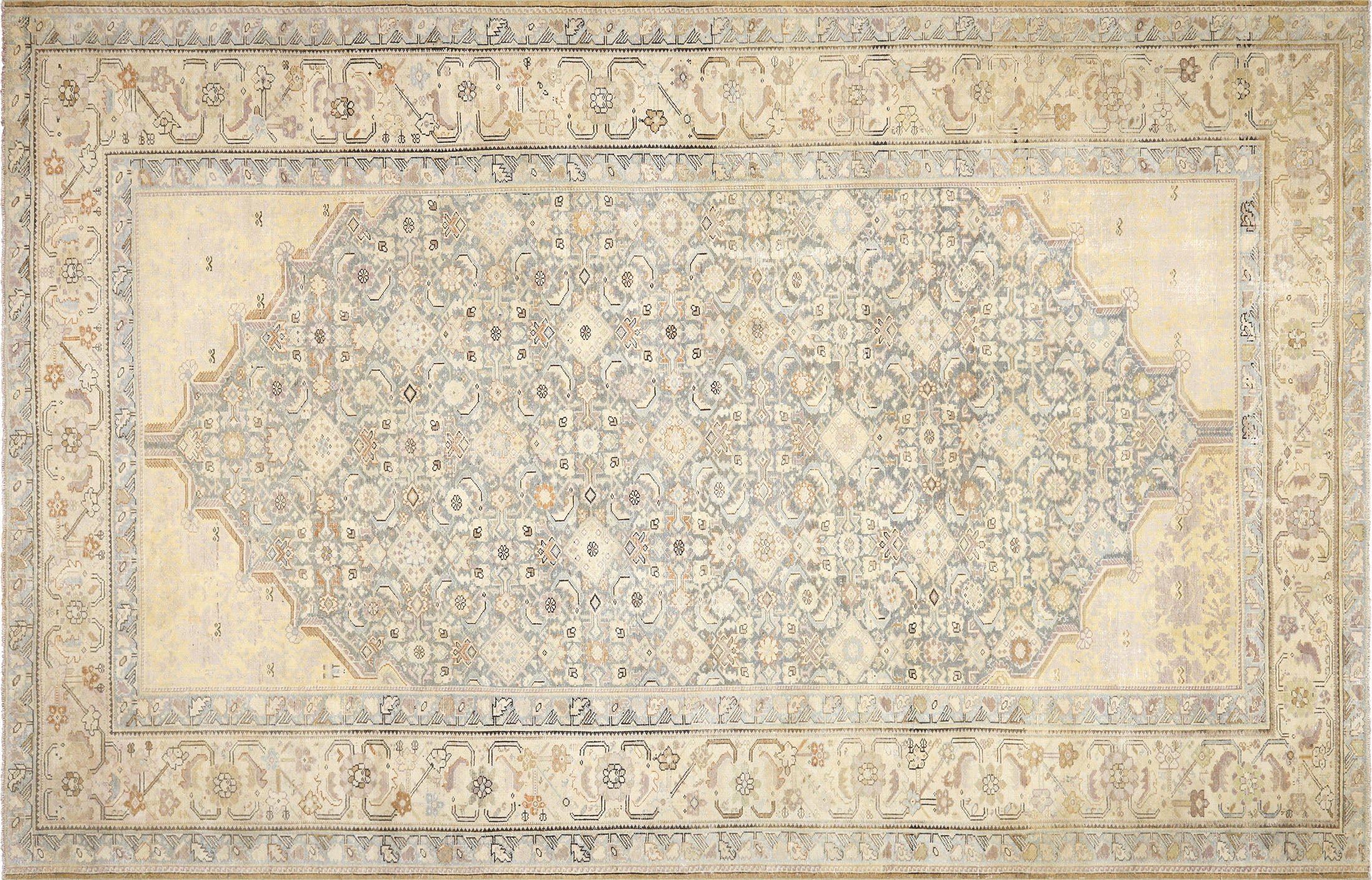 Semi Antique Persian Melayer Rug - 8'4" x 13'0"