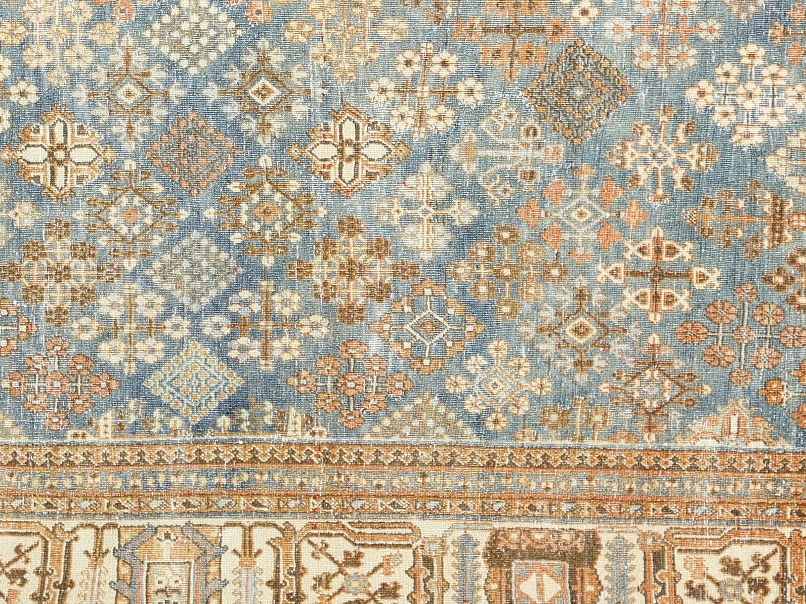 Semi Antique Persian Joshagan Rug - 7'4" x 11'4"