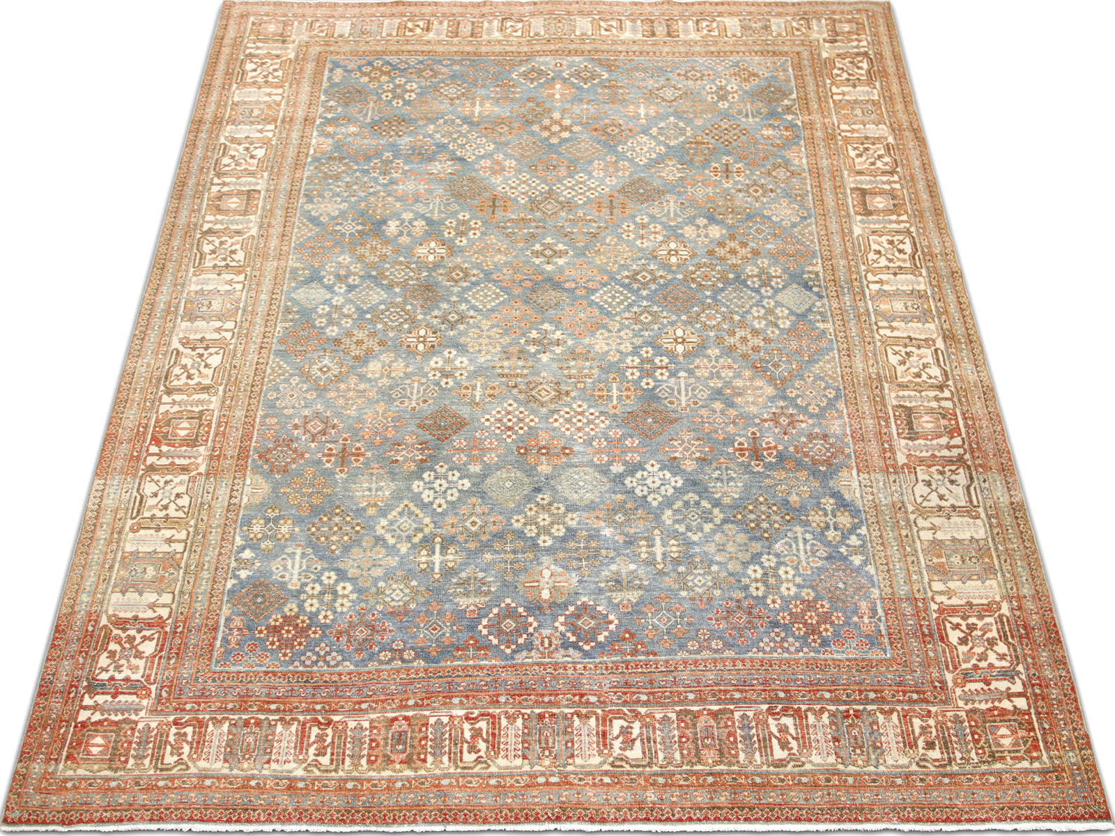 Semi Antique Persian Joshagan Rug - 7'4" x 11'4"
