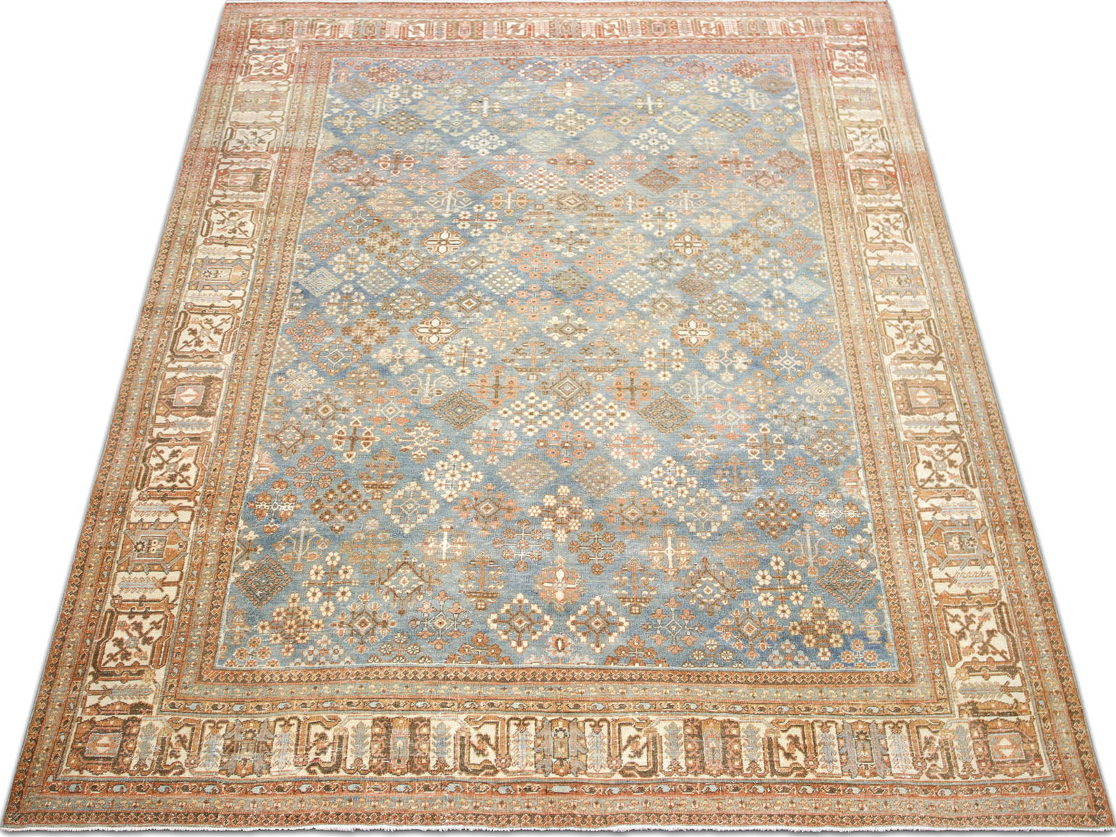 Semi Antique Persian Joshagan Rug - 7'4" x 11'4"