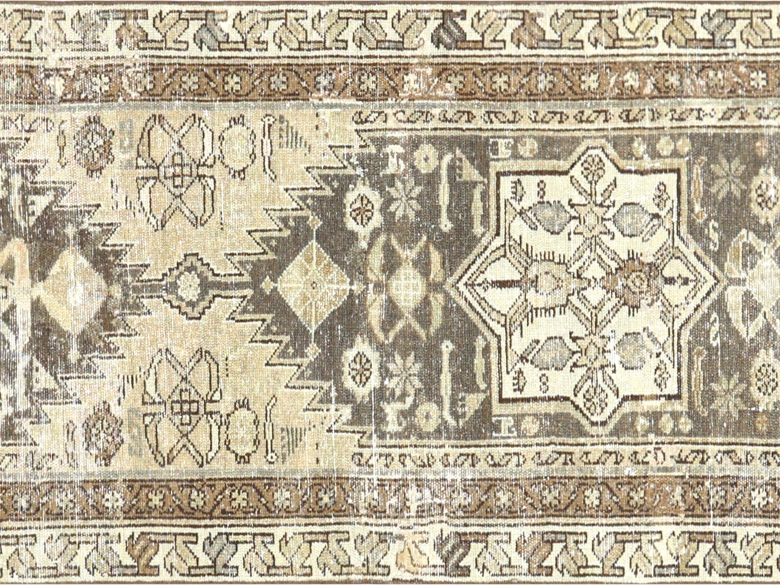 Semi Antique Persian Melayer Runner - 2'3" x 13'11"