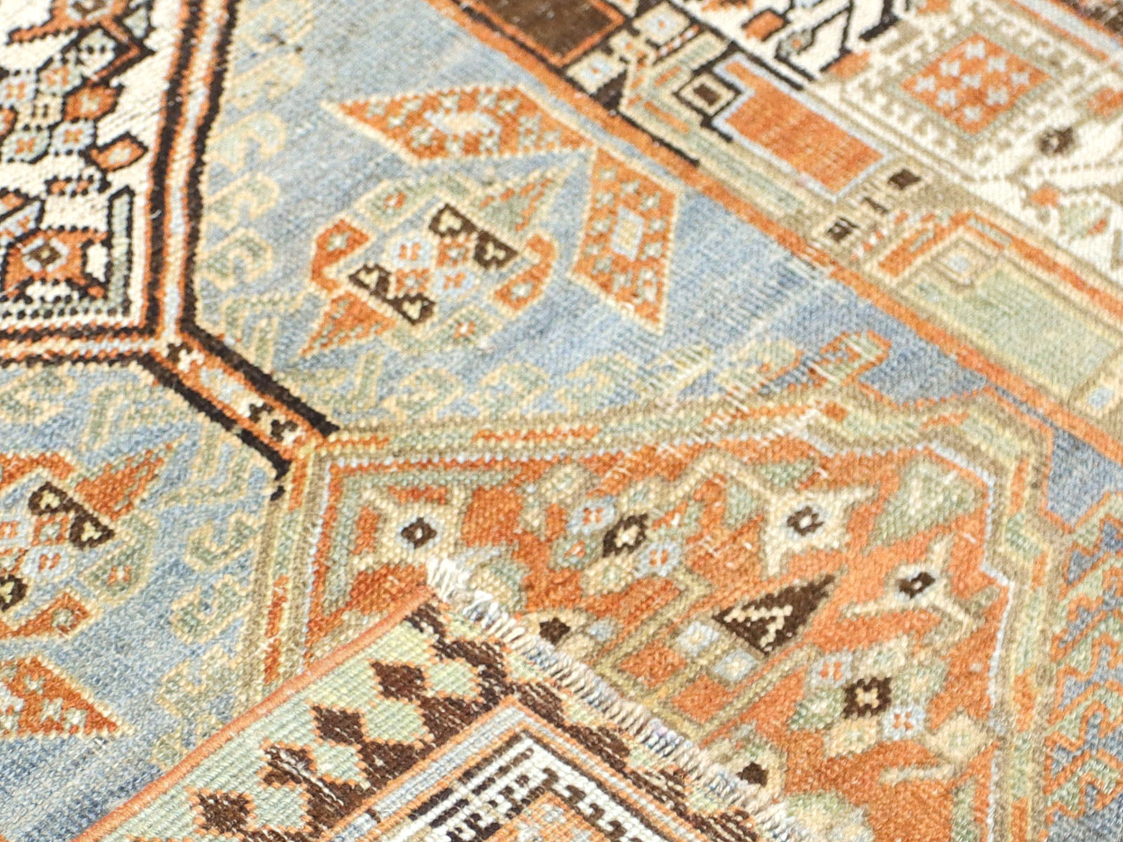Semi Antique Persian Heriz Runner - 2'11" x 14'1"